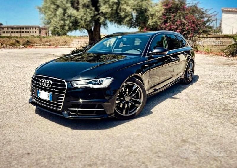 Usata Audi A6 S-Line 204 CV (150 kW) 2015 Nero Station wagon