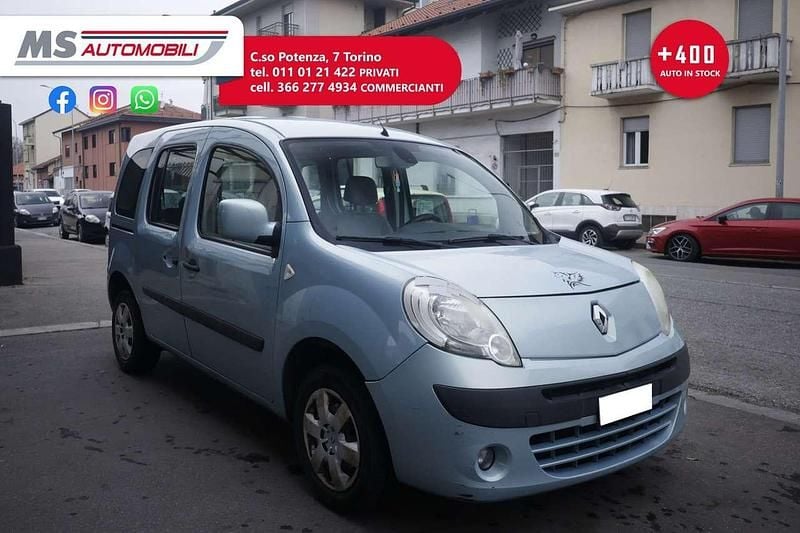 Azzurro Usata 2008 Renault Kangoo Monovolume | 2600 € (Buon prezzo) - Immagine 1/4