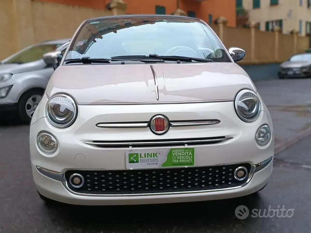 Usata Fiat 500C 95 CV (69 kW) 2017 Bianco Cabrio