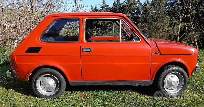 Usata Fiat 126 1970 Rosso Utilitaria