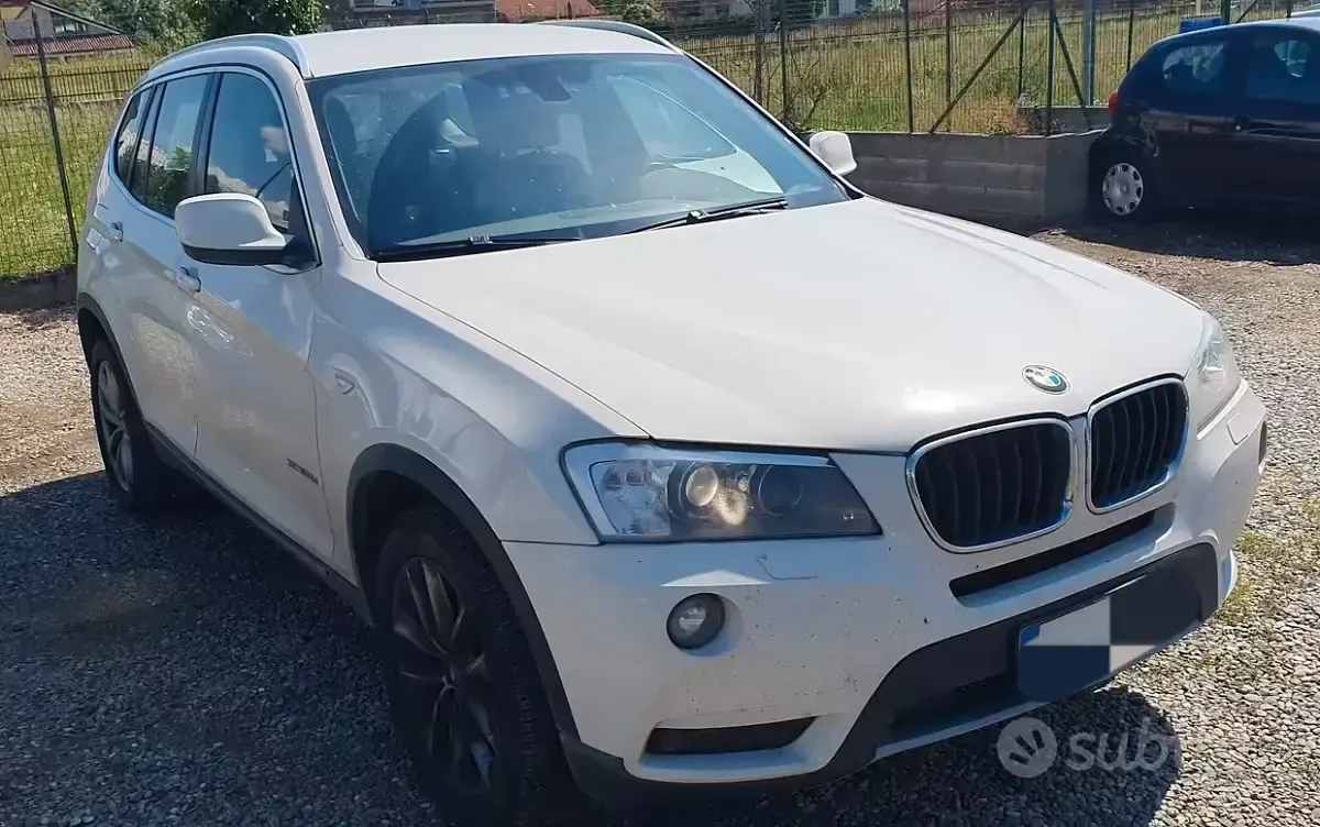 Usata BMW X3 Efficient Dynamics 184 CV (135 kW) 2013 Bianco SUV