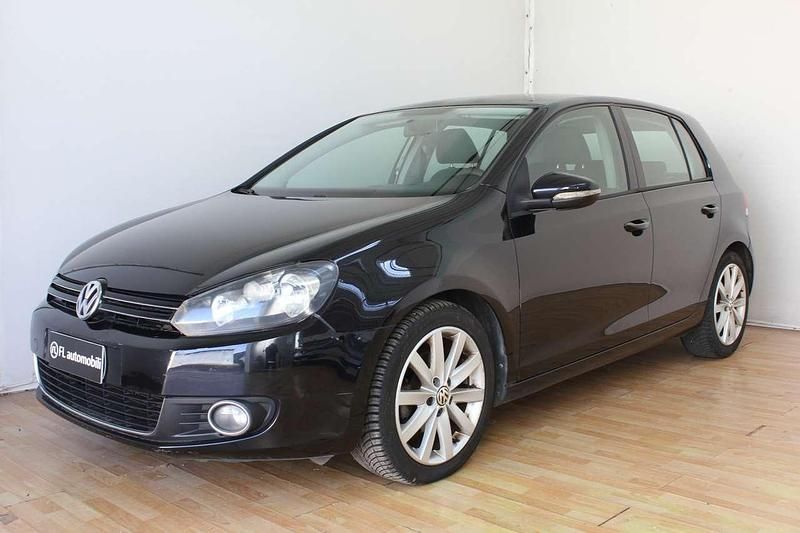 Usata VW Golf VI Highline 105 CV (77 kW) 2010 Nero Utilitaria