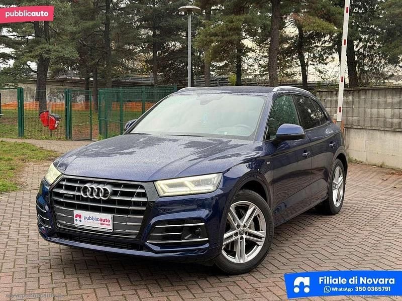 Blu/azzurro Usata 2020 Audi Q5 S-line plus SUV | 28.900 € (Super prezzo) - Immagine 1/4