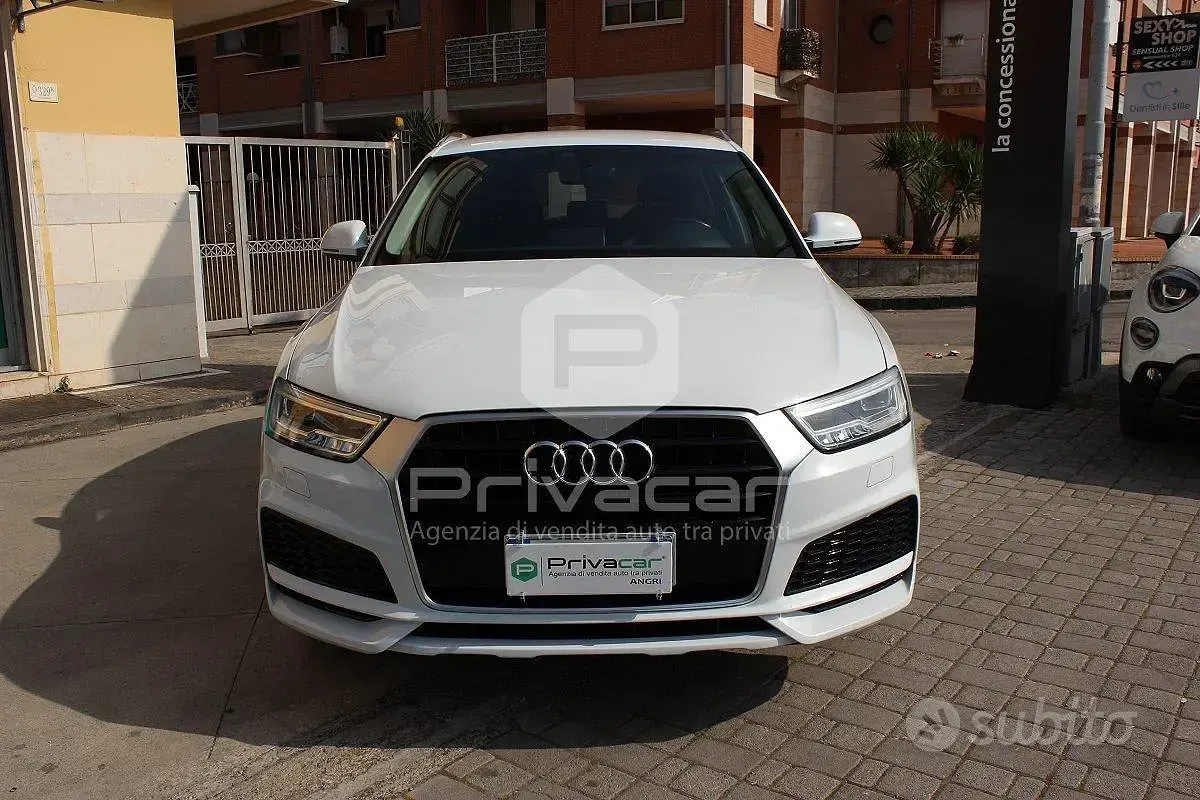 Usata Audi Q3 S-Line 150 CV (110 kW) 2017 Bianco SUV