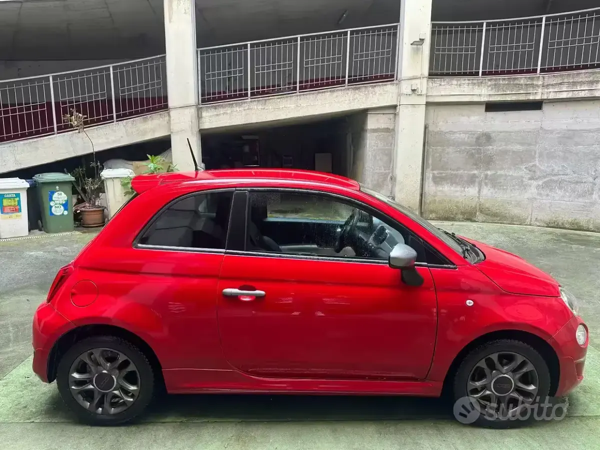 Usata Fiat 500 Sport 69 CV (50 kW) 2016 Rosso Utilitaria