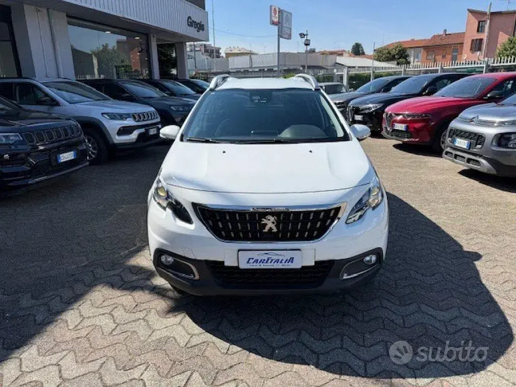 Usata Peugeot 2008 S 110 CV (80 kW) 2019 Bianco SUV