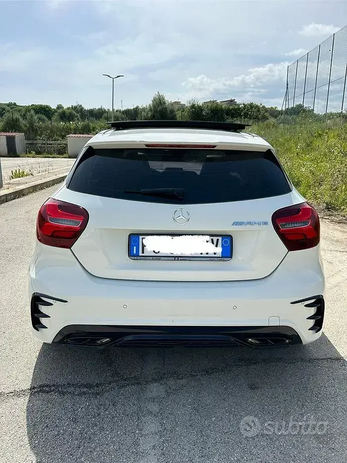 Usata Mercedes A180 Premium 109 CV (80 kW) 2017 Bianco Berlina
