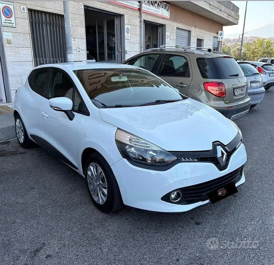 Usata Renault Clio IV 75 CV (55 kW) 2014 Bianco Berlina