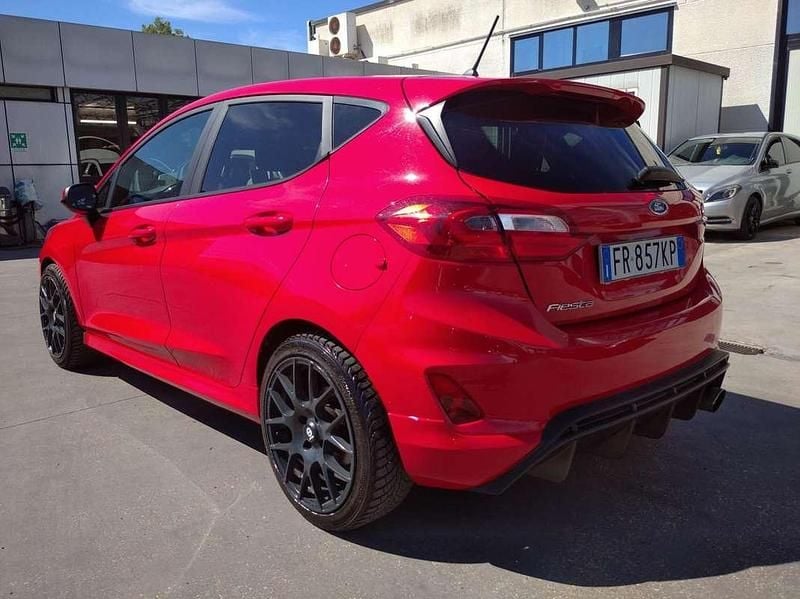 Usata Ford Fiesta ST-Line 125 CV (91 kW) 2018 Rosso Utilitaria