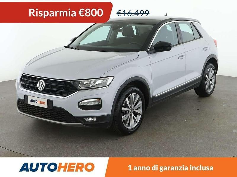 Bianco Usata 2018 VW T-Roc Style SUV | 16.199 € (Buon prezzo) - Immagine 1/3