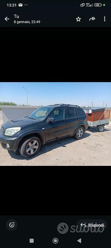 Usata Toyota RAV4 116 CV (85 kW) 2004 Nero SUV