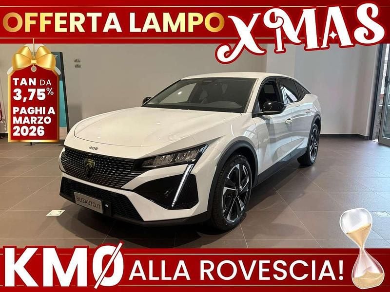 Bianco okenite Nuova 2025 Peugeot 408 Allure Tre volumi | 29.990 € (Buon prezzo) - Immagine 1/4
