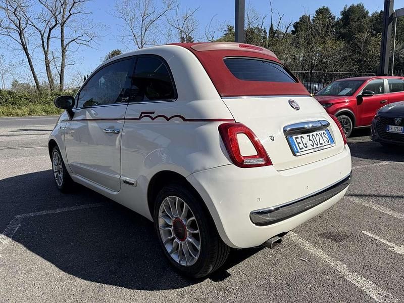 Usata Fiat 500C Lounge 69 CV (50 kW) 2011 Bianco Cabrio