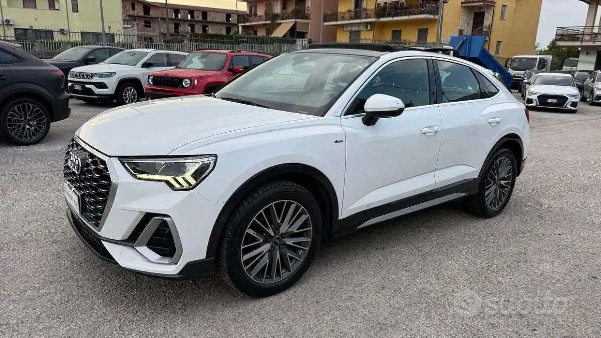 Usata Audi Q3 Sportback S-Line 150 CV (110 kW) 2021 Bianco SUV