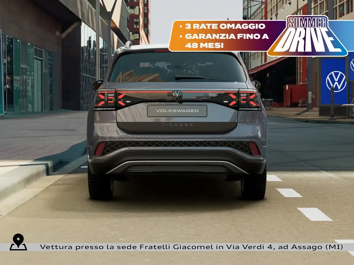 Usata VW T-Cross R-line Plus 116 CV (85 kW) 2026 Smoky grey metallizzato SUV