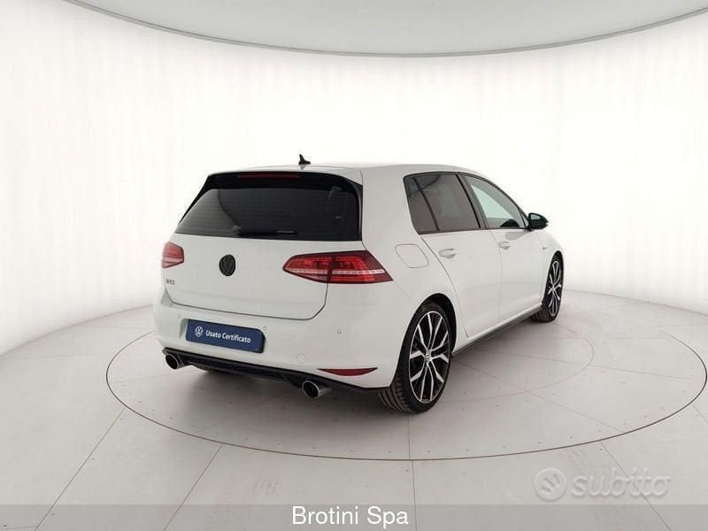 Usata VW Golf VII GTI 230 CV (169 kW) 2015 Bianco Berlina
