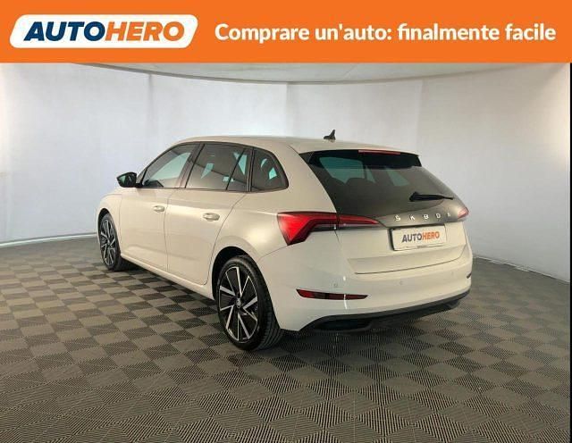 Usata Skoda Scala Ambition 115 CV (84 kW) 2020 Bianco Utilitaria