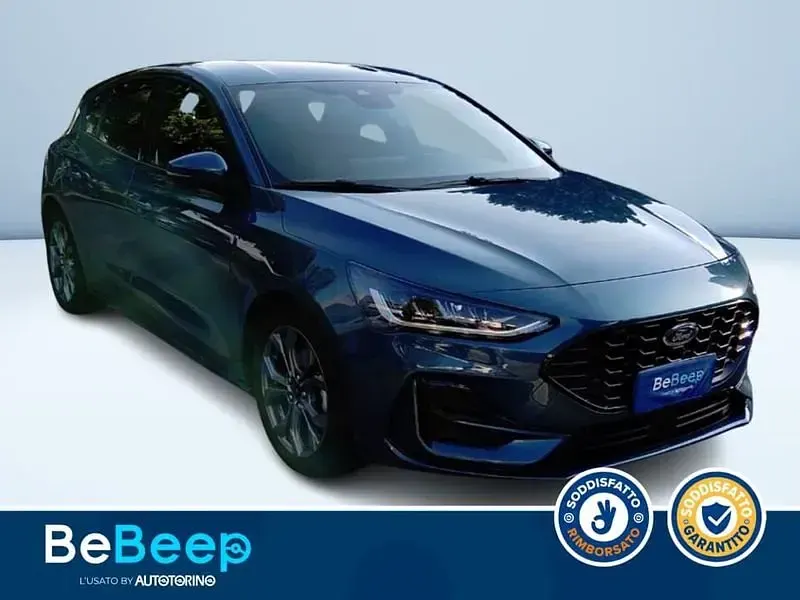 Usata Ford Focus ST-Line 125 CV (91 kW) 2024 Blu metallizzato Berlina