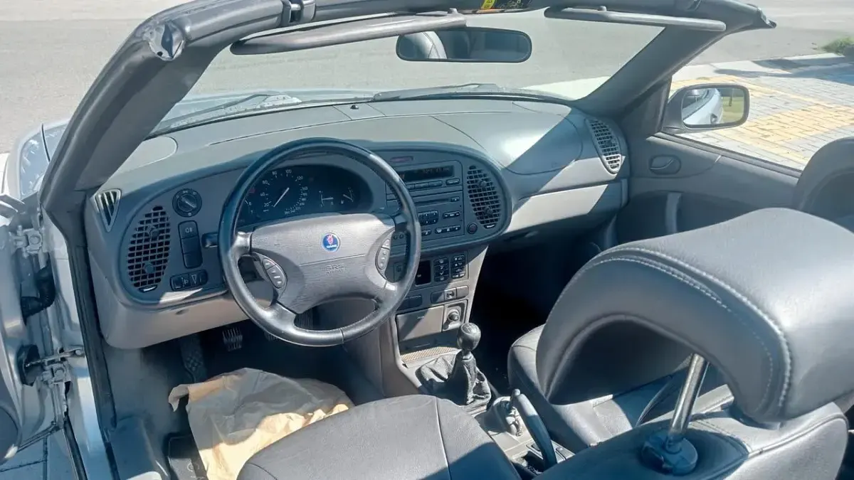 Usata Saab 9-3 149 CV (109 kW) 2003 Argento Cabrio