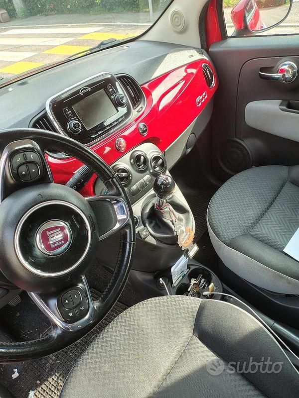 Usata Fiat 500 2017 Rosso Utilitaria