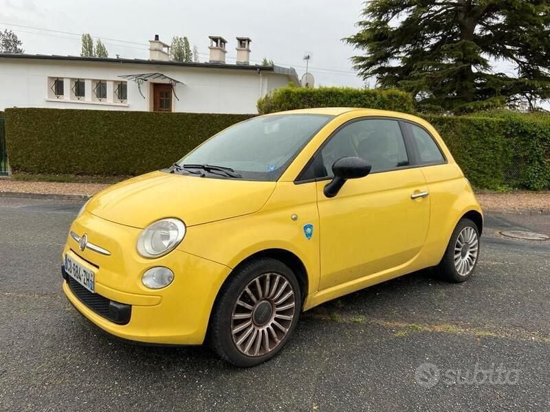 Usata Fiat 500 100 CV (73 kW) 2010 Giallo Utilitaria