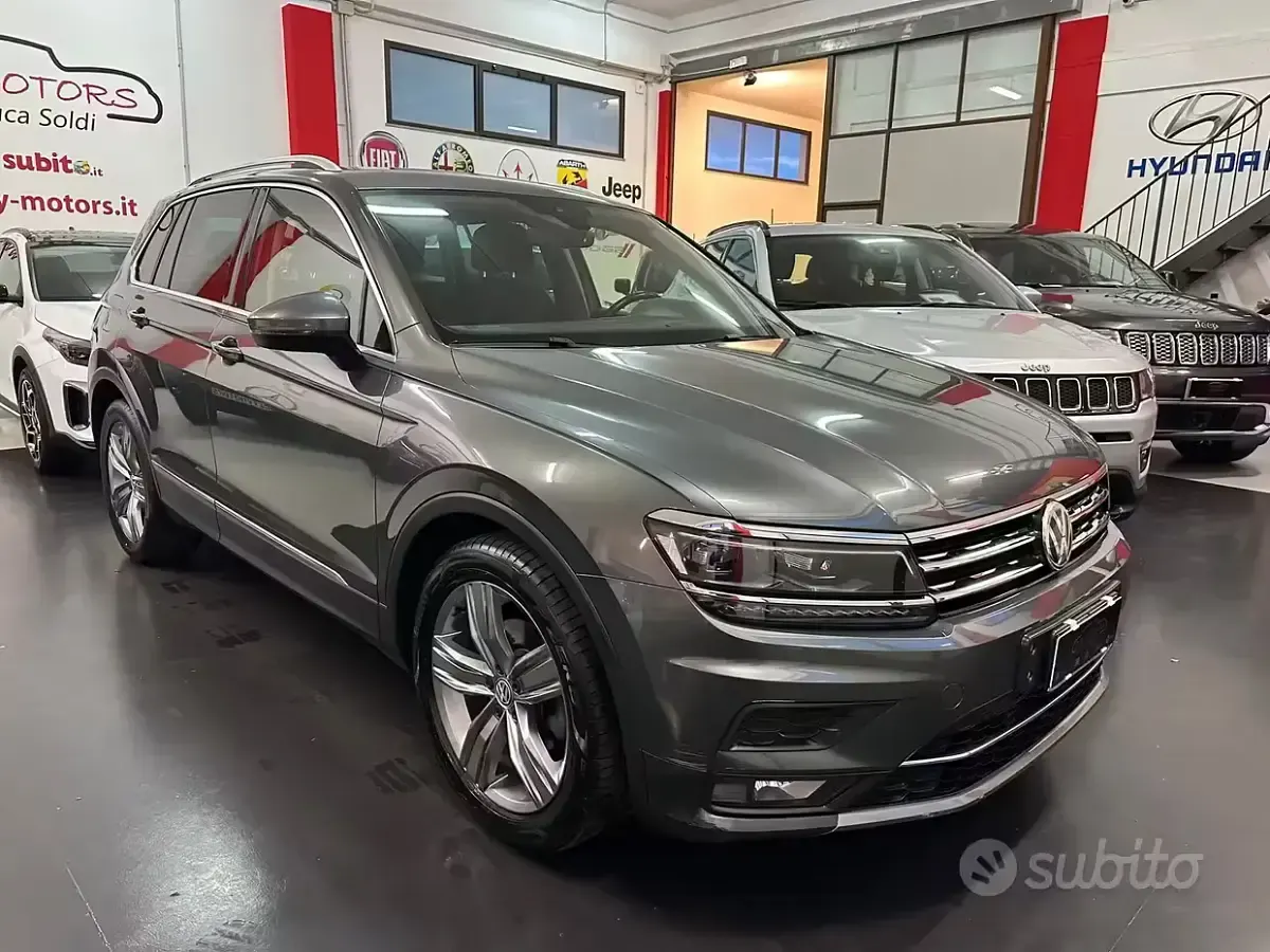 Usata VW Tiguan Style 150 CV (110 kW) 2018 Grigio SUV