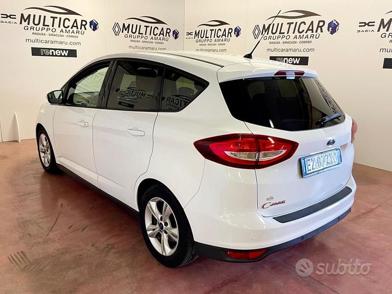 Usata Ford C-MAX Titanium 150 CV (110 kW) 2015 Bianco Monovolume