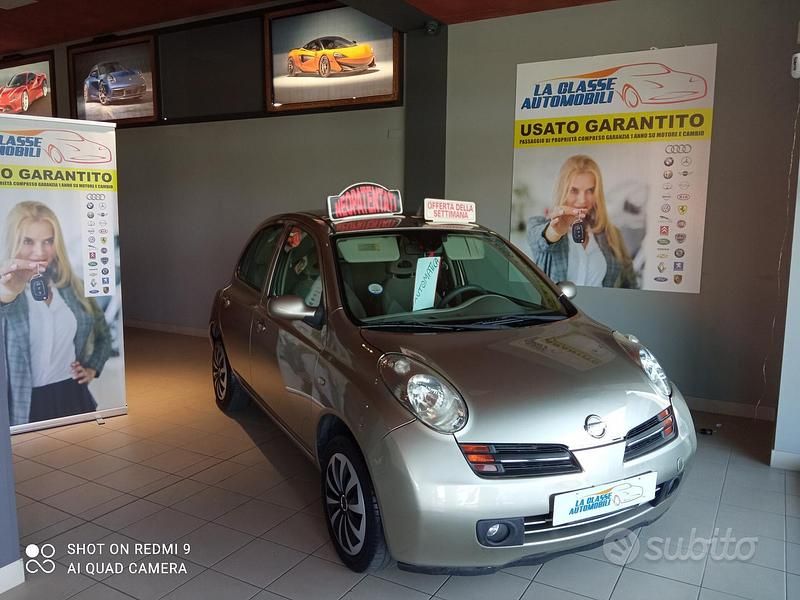 Usata Nissan Micra Acenta 80 CV (58 kW) 2004 Marrone Utilitaria