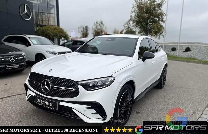 Bianco Usata 2024 Mercedes GLC220 AMG line Coupé | 64.900 € (Buon prezzo) - Immagine 1/4