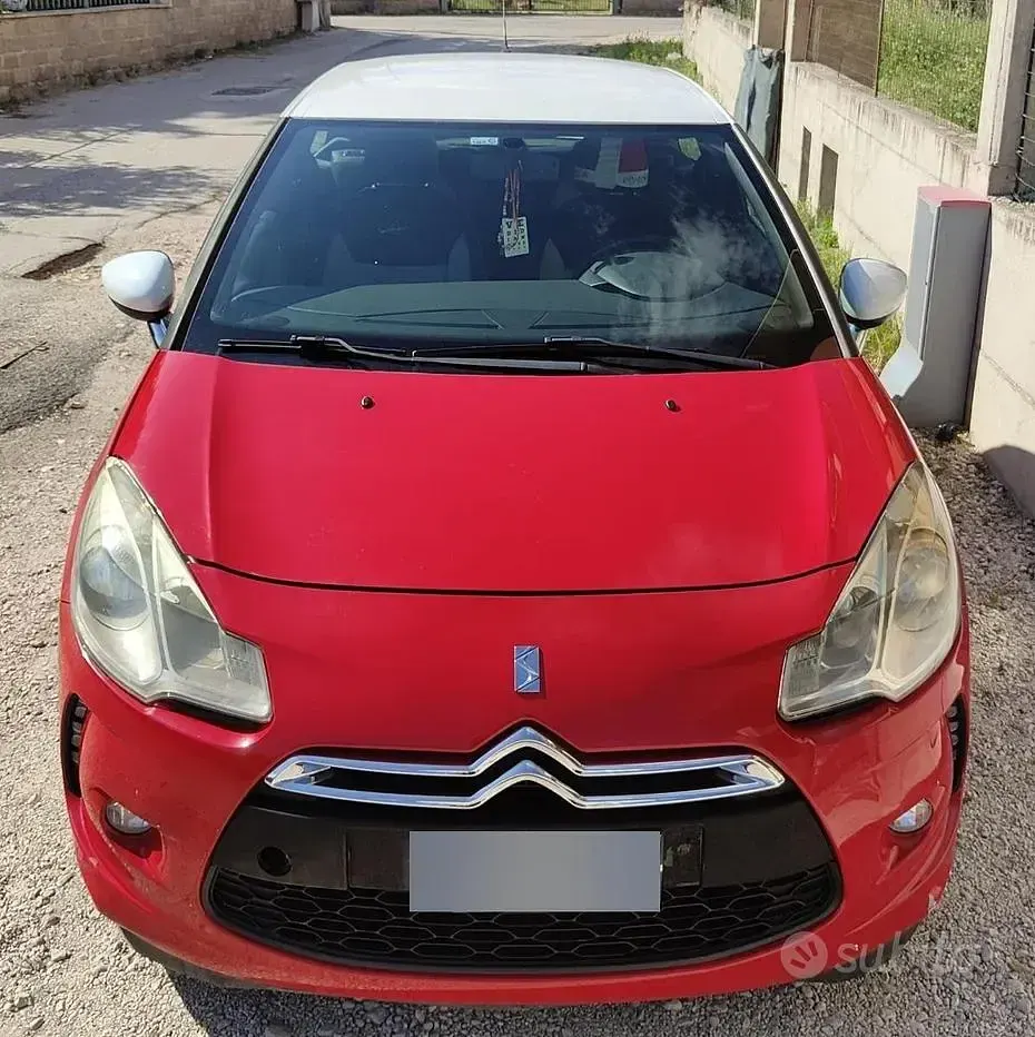 Usata Citroën DS3 95 CV (69 kW) 2010 Rosso Utilitaria