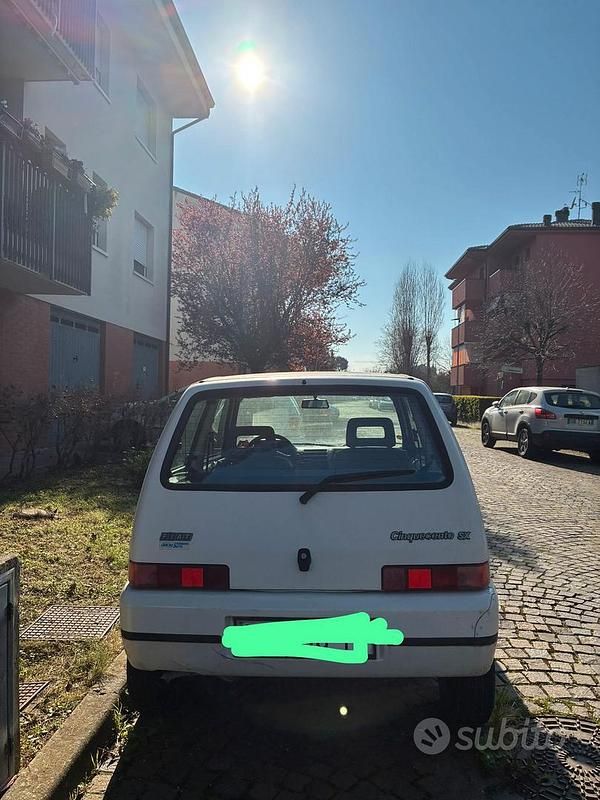 Usata Fiat 500 1998 Bianco