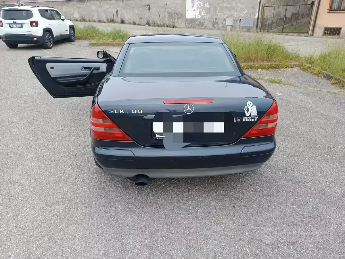 Usado Mercedes SLK200 1997 Azul Descapotable