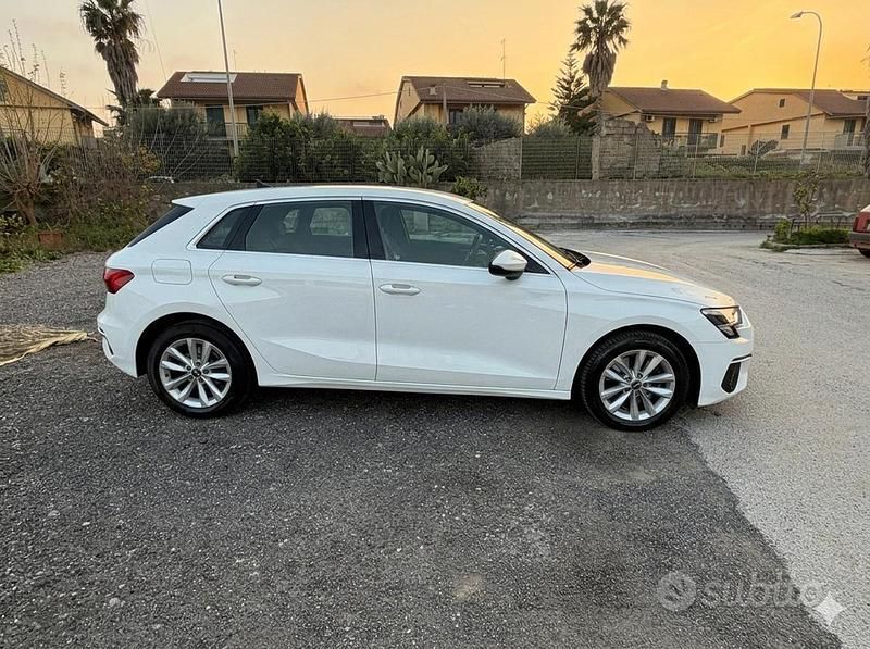 Usata Audi A3 116 CV (85 kW) 2020 Bianco Berlina