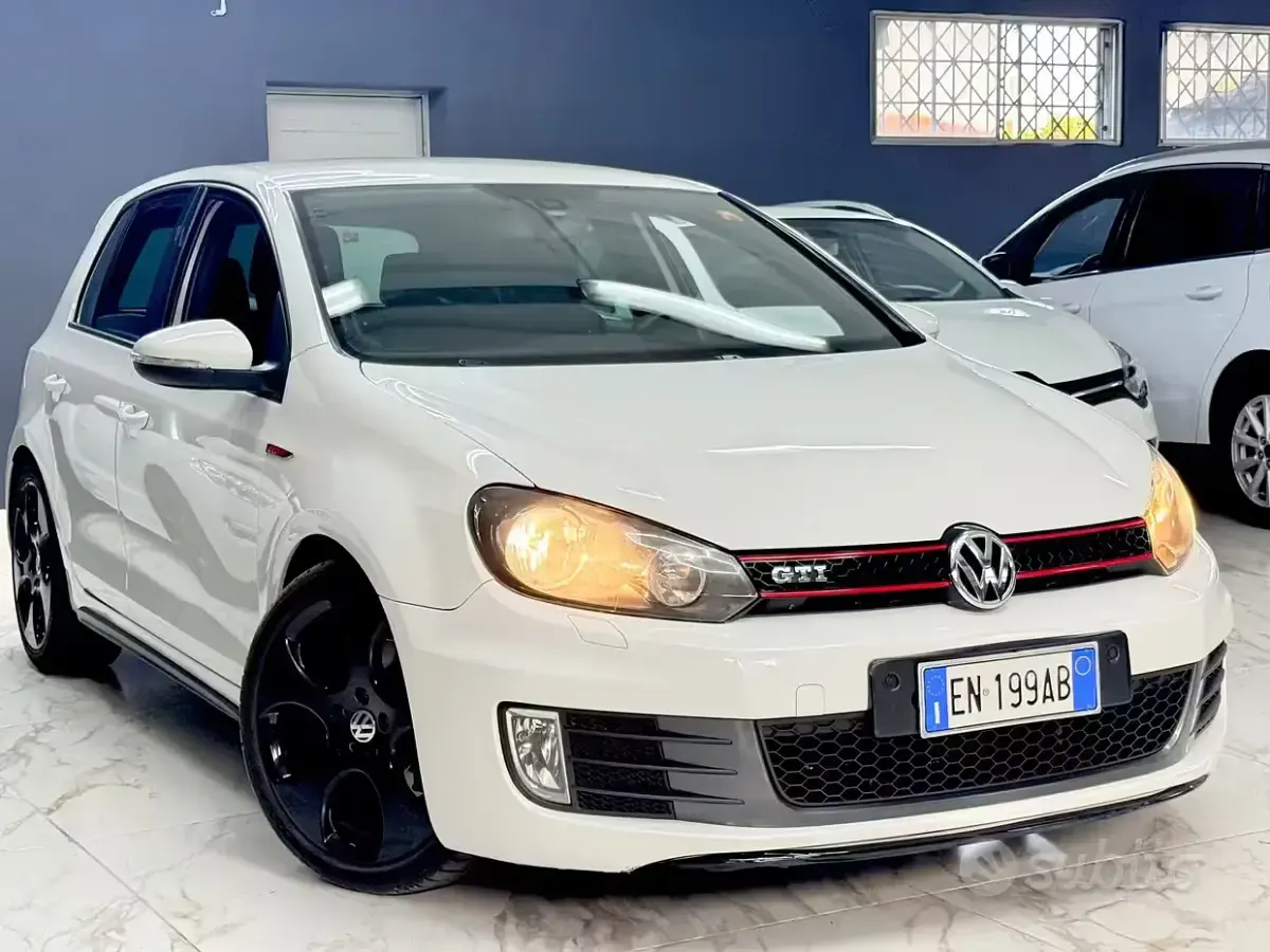 Usata VW Golf VII GTI 210 CV (154 kW) 2012 Bianco Berlina