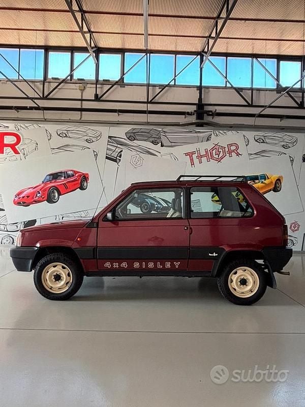 Usata Fiat Panda 4x4 50 CV (36 kW) 1987 Rosso Utilitaria
