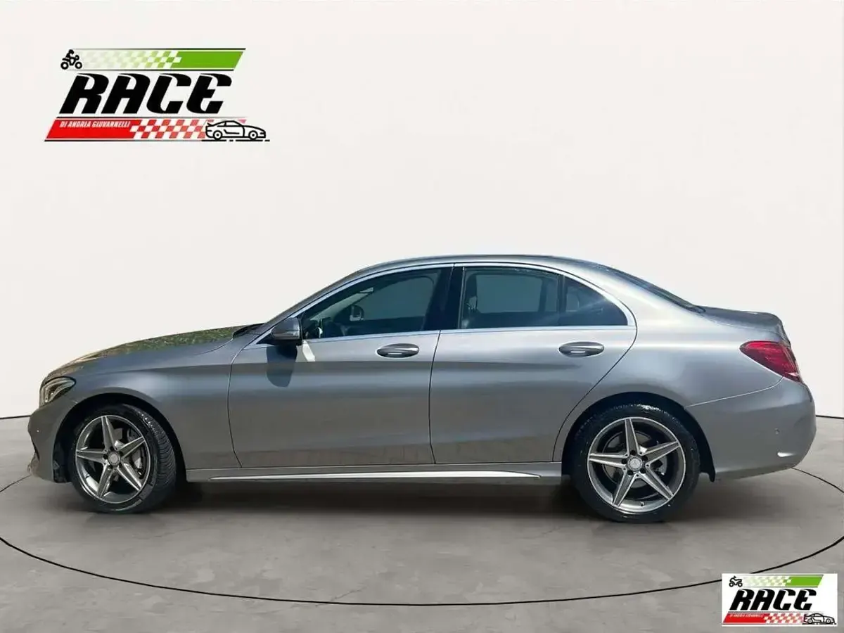 Usata Mercedes C220 Premium 170 CV (125 kW) 2014 Grigio chiaro Berlina