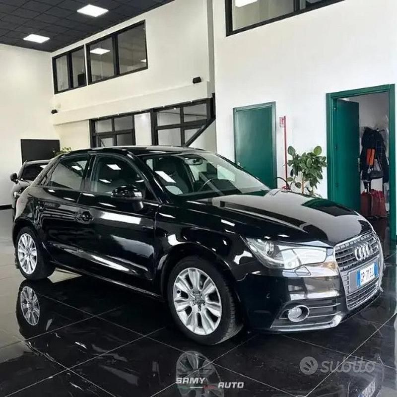 Usata Audi A1 Sportback Ambition 105 CV (77 kW) 2012 Nero Utilitaria
