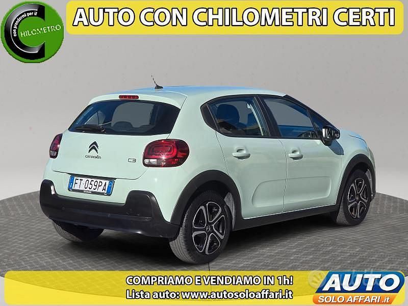 Usata Citroën C3 Feel 83 CV (61 kW) 2019 Verde Utilitaria