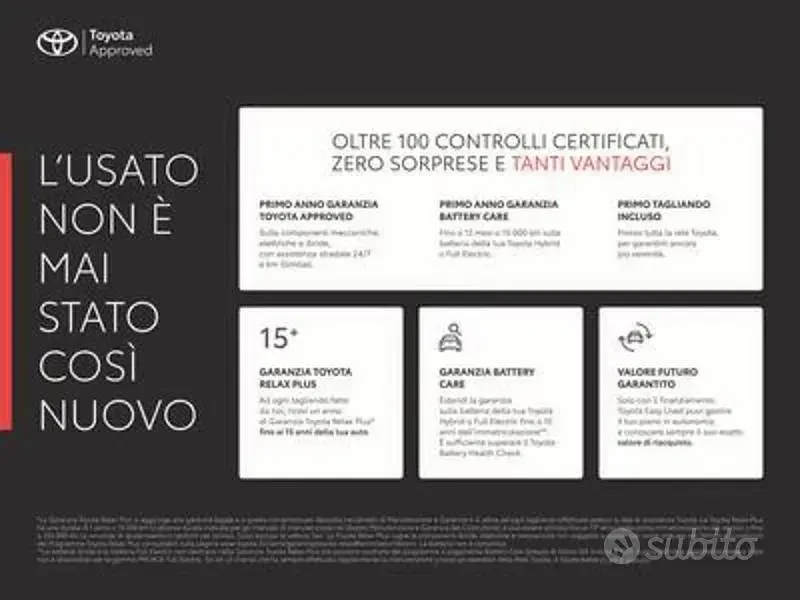 Usata Toyota Yaris Hybrid Active 101 CV (74 kW) 2018 Grigio Berlina