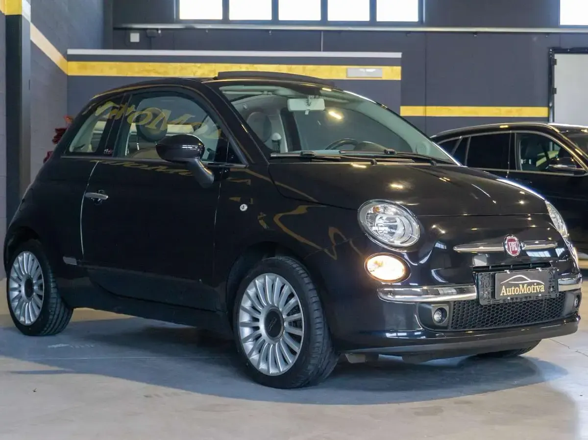 Usata Fiat 500C Lounge 69 CV (50 kW) 2015 Nero Cabrio