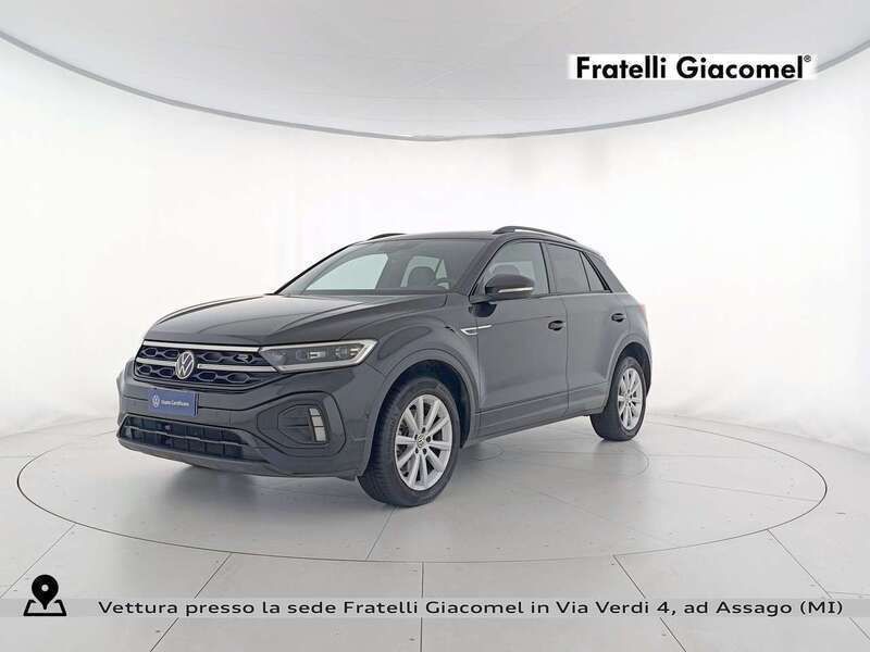 Deep black perlato Usata 2022 VW T-Roc R-line SUV | 24.900 € (Buon prezzo) - Immagine 1/4