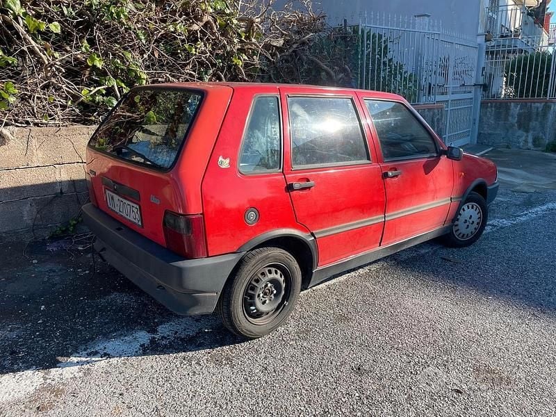 Usata Fiat Uno 1990 Rosso Utilitaria