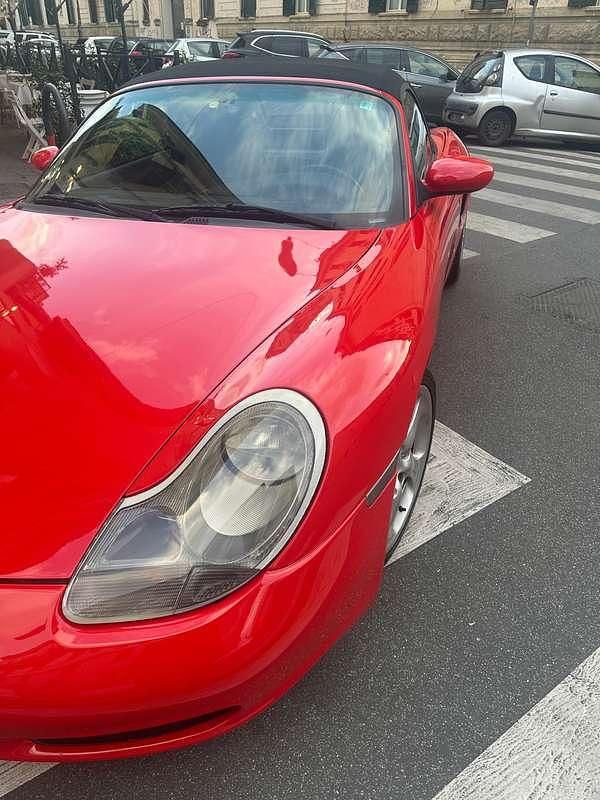 Usata Porsche Boxster 204 CV (150 kW) 1997 Rosso Cabrio