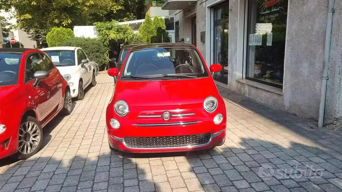 Usata Fiat 500 Lounge 69 CV (50 kW) 2018 Rosso Berlina