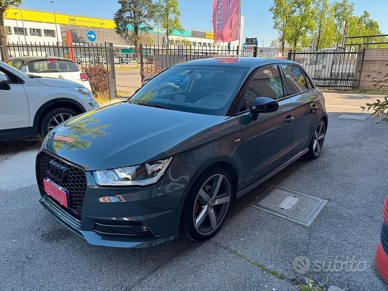 Usata Audi A1 S-Line 95 CV (69 kW) 2017 Grigio Utilitaria