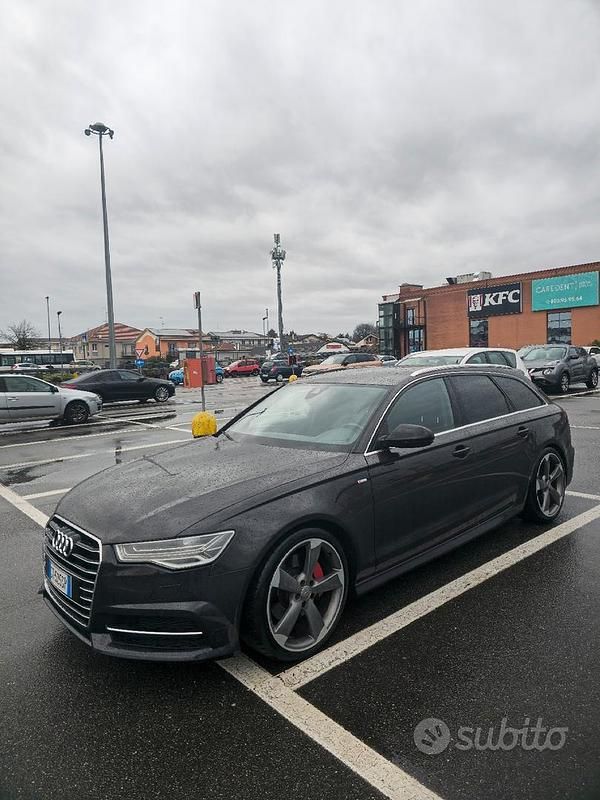 Usata Audi A6 S-Line 218 CV (160 kW) 2015 Grigio Station wagon