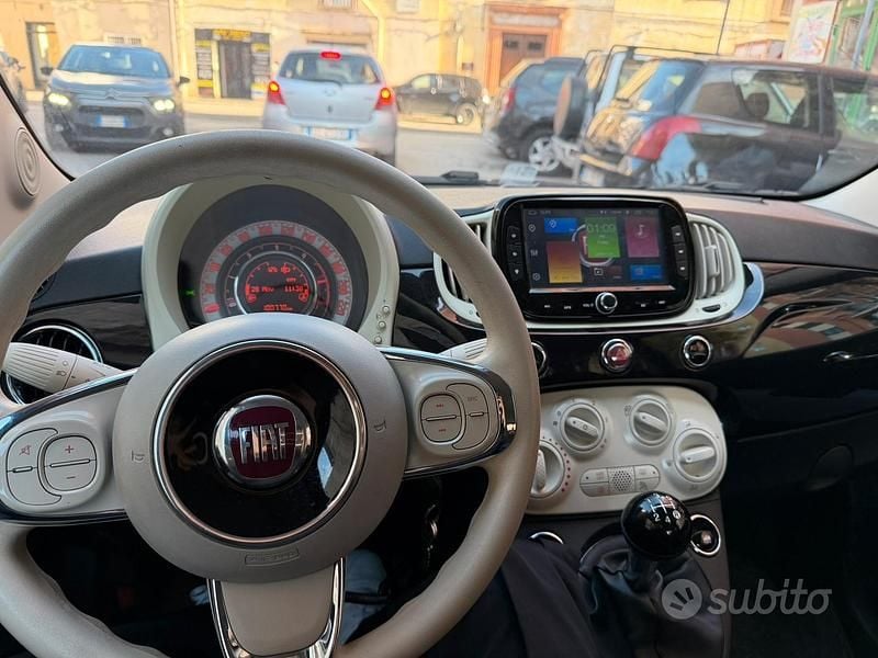 Usata Fiat 500 95 CV (69 kW) 2018 Nero Berlina