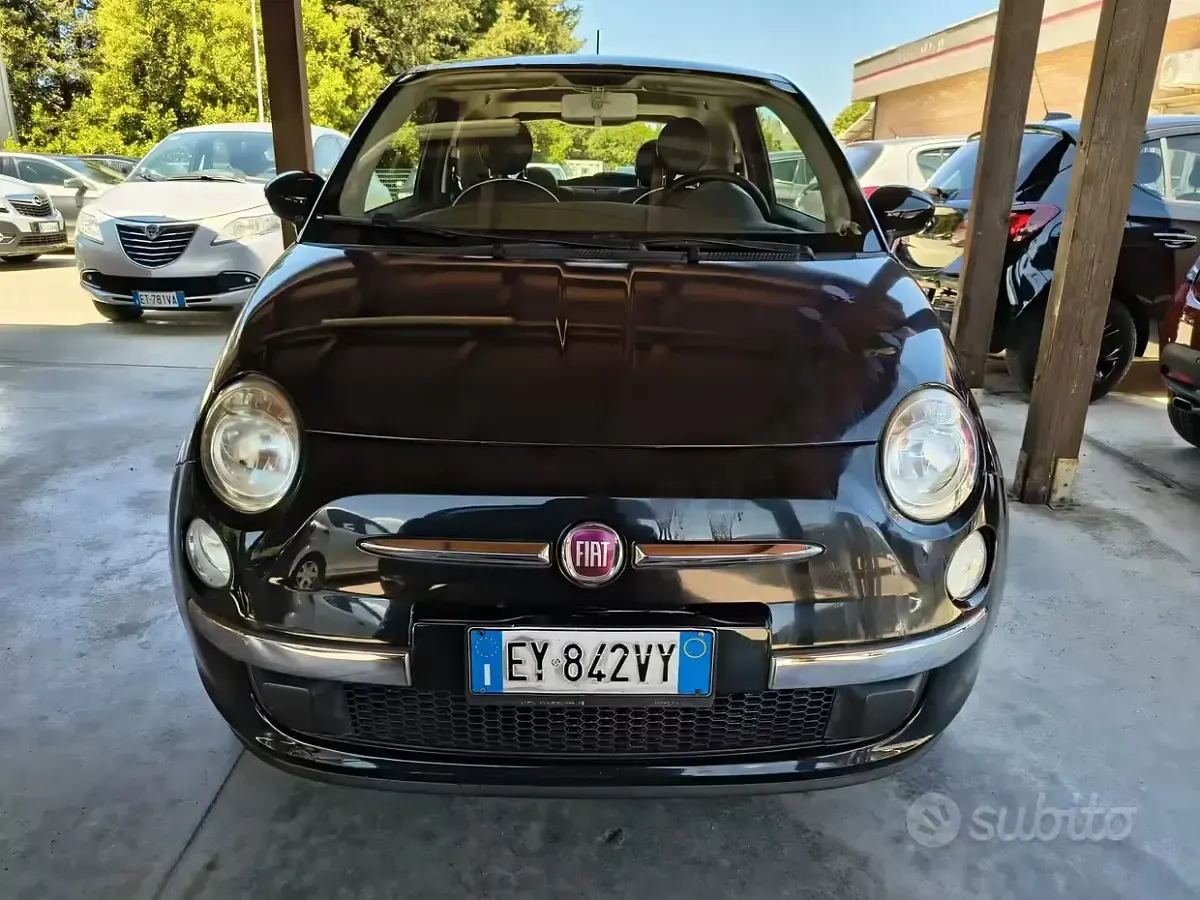 Usata Fiat 500 Lounge 69 CV (50 kW) 2015 Nero Berlina