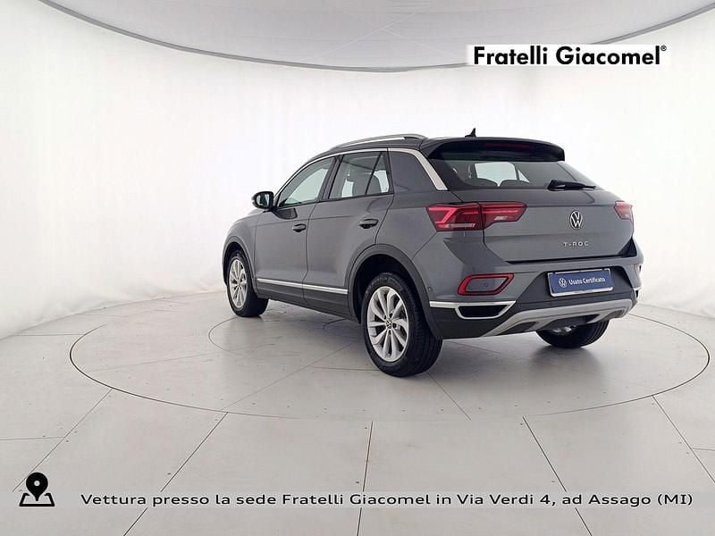 Usata VW T-Roc Style 110 CV (80 kW) 2023 Indium grey metallizzato SUV