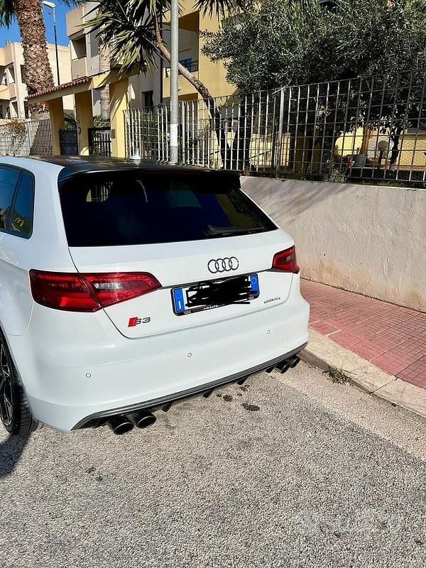 Usata Audi S3 265 CV (194 kW) 2014 Bianco Berlina